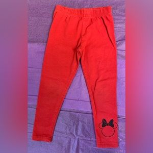 3/$15- Disney Red Leggings- 3T